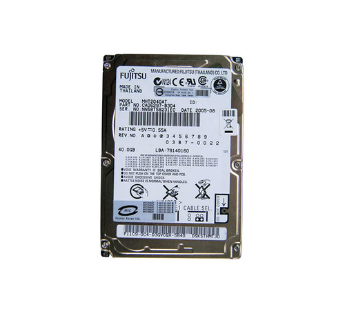 Fujitsu 40GB 4200RPM IDE Ultra ATA/100 ATA-6 2MB Cache 2.5 Hard Drive for laptops
