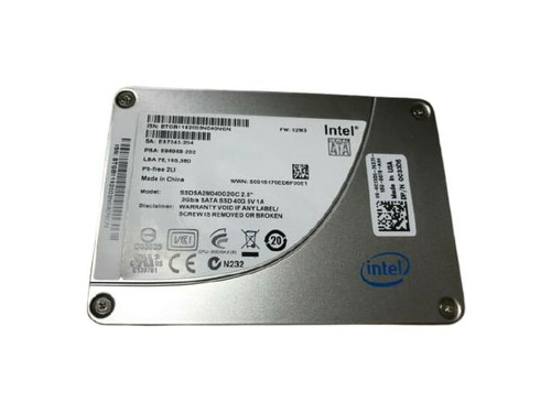 Intel X25-V Series 40GB MLC SATA 3Gbps 2.5 SSD for ProLiant DL360p Gen8 servers