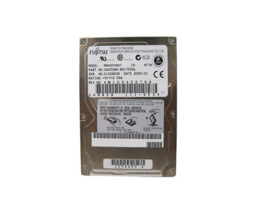 Fujitsu 4GB 4200RPM ATA-33 2.5 Hard Drive MHK2048AT for Laptops