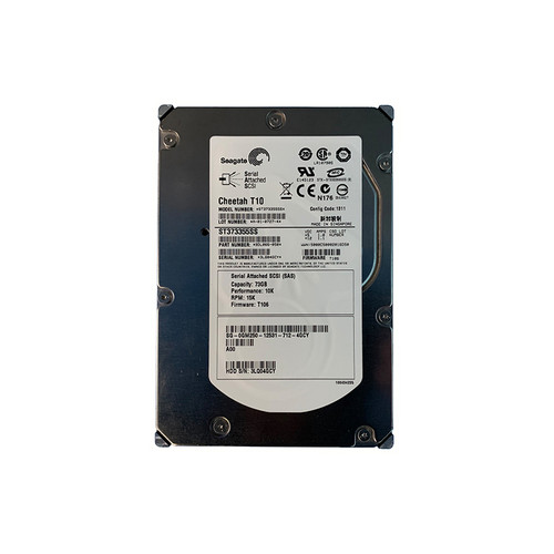 Seagate Cheetah T10 73.4GB 15000RPM SAS 3Gb/s 16MB Cache CE Hard Drive mounted in server rack