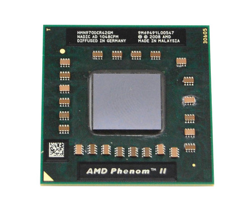 AMD Phenom II Quad-Core N970 2.20GHz Mobile Processor for Socket S1 - HMN970DCR42GM - Compatible with laptops