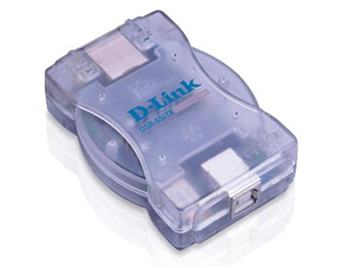 D-Link DSB-650TX Network Adapter USB RJ-45 Type B 10/100Base-TX for Networking