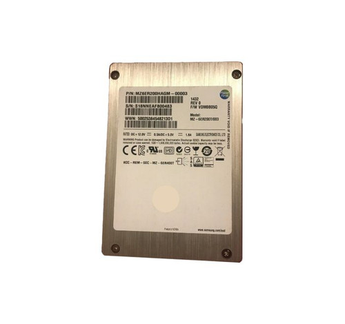 Samsung SM1625 Enterprise Series 200GB eMLC SAS 6Gbps SSD for High Performance Servers