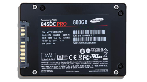 Samsung 845DC PRO Series 800GB MLC SATA SSD for Write Intensive Use in Servers