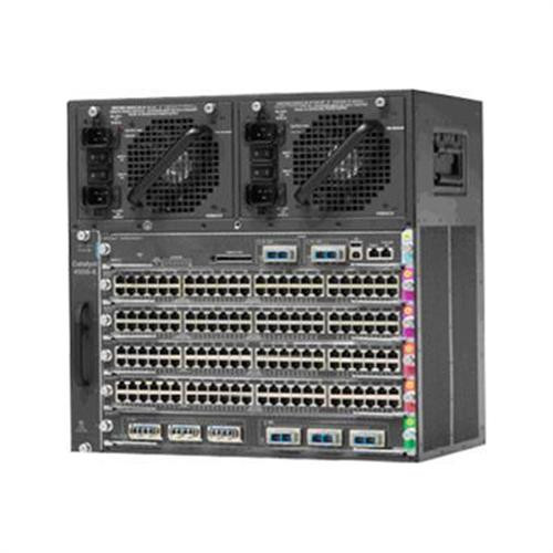 Cisco Reman 4506E Chassis with WS-X4648-RJ45V+E Modules - Compatible with ProLiant DL360p Gen8 servers