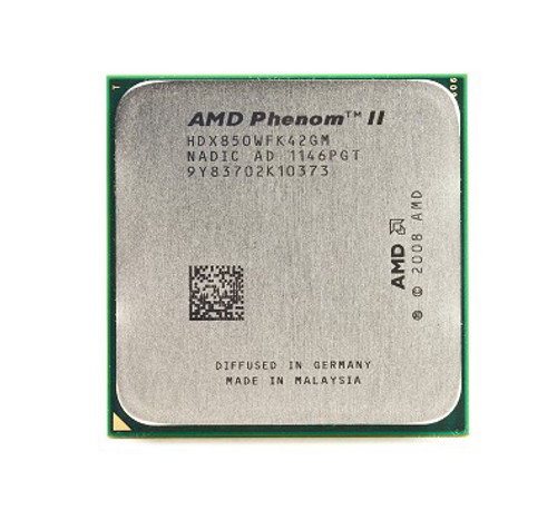 AMD Phenom II X4 850 Quad-Core 3.30GHz Processor for Socket AM3 PGA-938 - Compatible with HDX850WFK42GM - CPU Component
