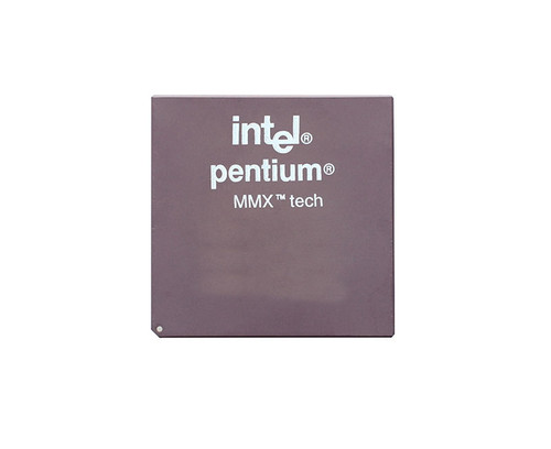 IBM 133MHz 66MHz FSB 8KB L1 Cache Socket 5 Intel Pentium MMX 1-Core Processor for vintage computers
