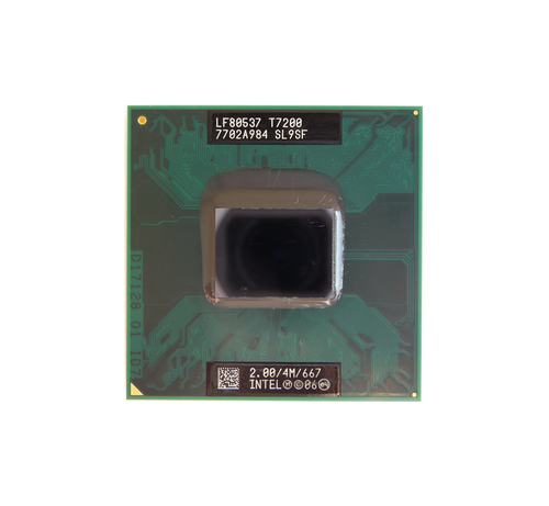 HP 2.00GHz 667MHz FSB 4MB L2 Cache Intel Core 2 Duo T7200 Mobile Processor Upgrade for laptops