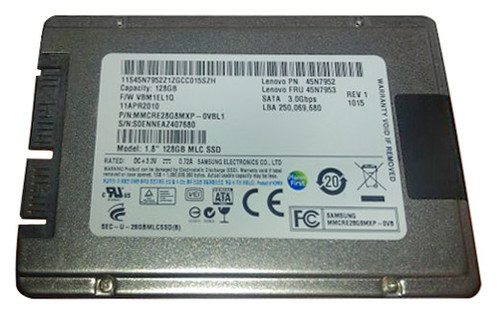 Samsung PM800 Series 128GB MLC SATA 3Gbps 1.8 Internal Solid State Drive - MMCRE28G8MXP-0VBL1 - Compatible with servers