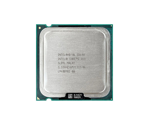 Sun 3.33GHz 1333MHz FSB 6MB L2 Cache Intel Core 2 Duo E8600 Processor for LGA775 Socket - CPU for Desktop Computers