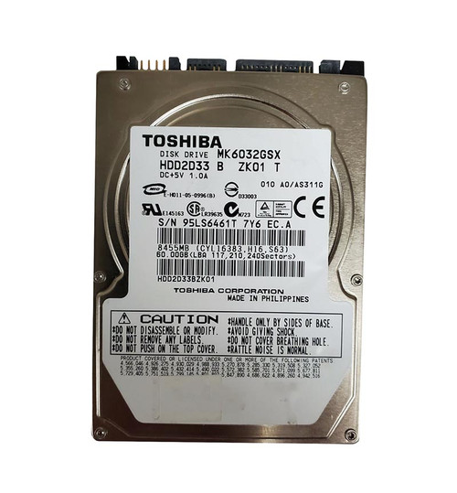 Toshiba 60GB 5400RPM SATA 2.5-Inch HDD for ProLiant DL360p Gen8 Servers