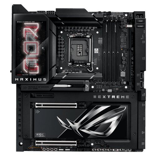 ASUS ROG MAXIMUS Z890 EXTREME motherboard for LGA1851 with DDR5, ATX - compatible with high-performance gaming setups