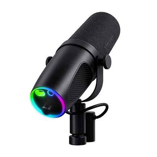 Cherry XTRFY MIK NGALE X USB-C+ XLR Microphone in Black, 96 KHz - Compatible with XLR Microphone Stands