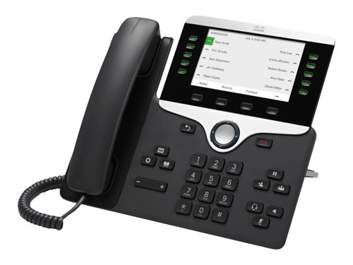 Cisco 8841 IP Phone Black Silver Wired Handset for Business Communication