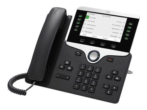 Cisco IP Phone 8865 with digital camera and Bluetooth interface, compatible with IP video calling - CP8865K9