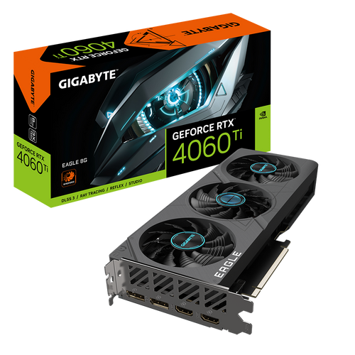 Gigabyte EAGLE GeForce RTX 4060 Ti 8GB GDDR6 graphics card for gaming PCs
