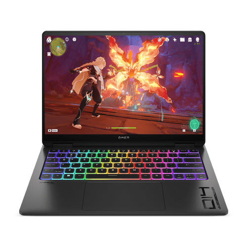 HP OMEN 14-fb0098ng 14'' Notebook Core Ultra 9 laptop in black, SKU 9Z329EA#ABD, for gaming and productivity