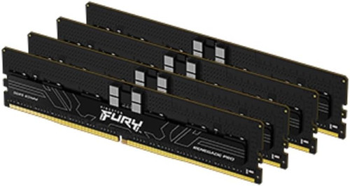 Kingston DDR5 128GB PC 6400 CL32 Kit 4x32GB FURY Renegade retail memory modules - compatible with servers