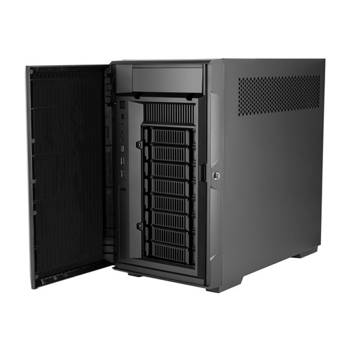 SilverStone SST-CS382 Server Case ATX - Compatible with ProLiant DL360p Gen8 servers, sleek silver design