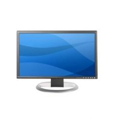 Dell 20-inch Flat Panel LCD monitor in black, compatible with Dell systems