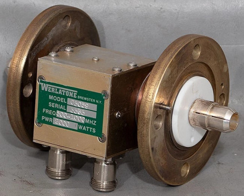 Werlatone C3059-81 500-100 MHz 2000 W 50 dB 1-5/8" EIA Dual Directional Coupler