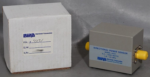 NEW Bird 4021 Directional RF Thruline Power Sensor 1.8-32 MHz, 300 mW-1 kW