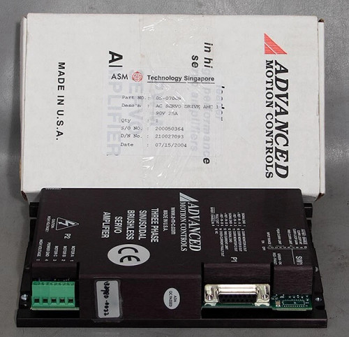 NEW Advanced Motion Controls SX25A20A-AT3 X10 Analog Servo Drive, ASM 05-07009