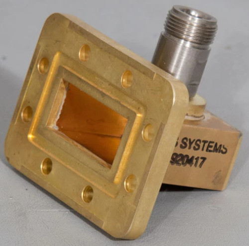 RFS 920417/NADP137-C-1-O CPR137G to Type-N Female Waveguide Adapter WR137