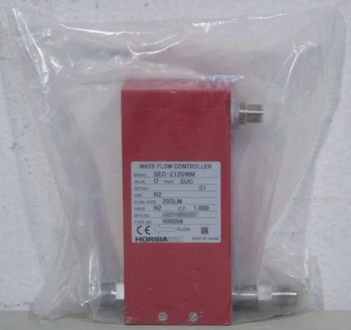 NEW Horiba STEC SEC-Z12DWM N2 20 slm Mass Flow Controller (MFC) ASM