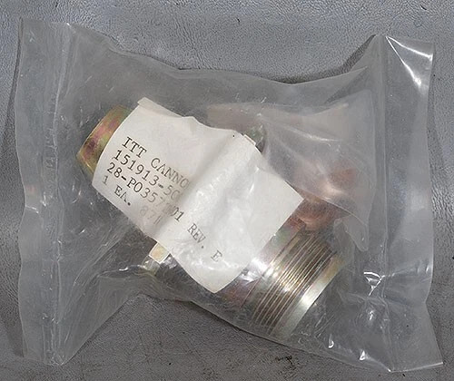 NEW ITT Cannon 151913-5061/28-P03572R-001 Solder-LC RF Coaxial Connector/Adapter