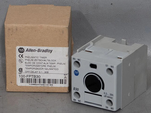 NEW Allen-Bradley/AB 100-FPTB30 Contactor Pneumatic Timer, ASM PN: 830056572