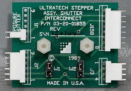 Ultratech PN: 03-20-01885 Stepper Shutter Interconnect Assy/Assembly PCB Board