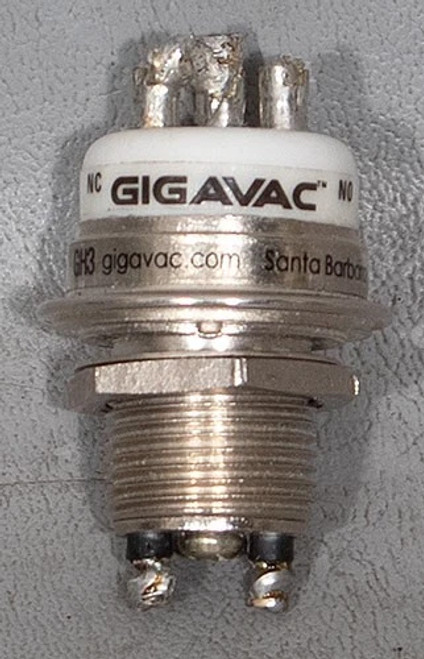 Gigavac GH3-12 VDC Coil 3.5 kV SPDT High Voltage. Vacuum Relay