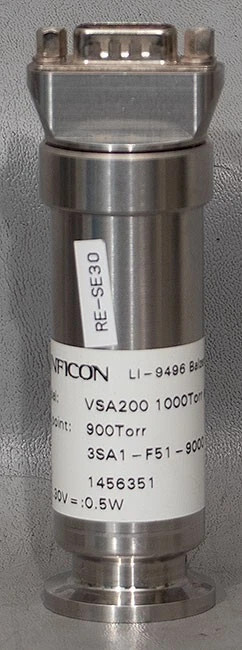 INFICON Balzers VSA200 3SA1-F51-9000 1000 Torr KF-16 Vacuum Switch