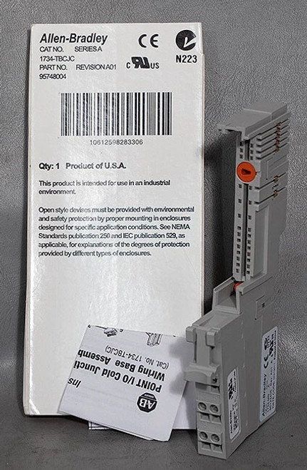 NEW Allen-Bradley 1734-TBCJC 95748004 POINT I/O Cold Junction Terminal Block