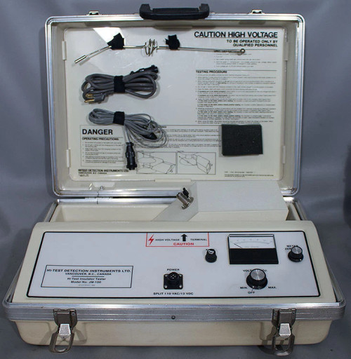 Hi-Test Detection Instruments/HD Electric JM-100 Insulation Tester 12kV 50µA DC