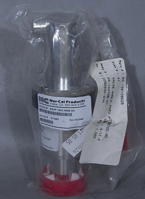 NEW Nor-Cal ESVP-1002-NWB-SA Angle Pneumatic Actuated Valve 1" ASM 50-125108A26