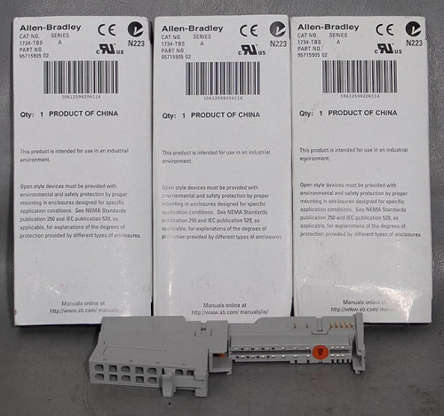Qty. 3: NEW Allen-Bradley 1734-TBS POINT I/O Base Terminal Block/Blocks