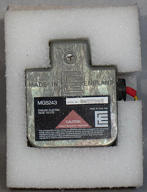 NEW EEV/E2V MG5243 4 kW X-Band 9445 MHz GEN3 Flat Pack Magnetron Tubelve