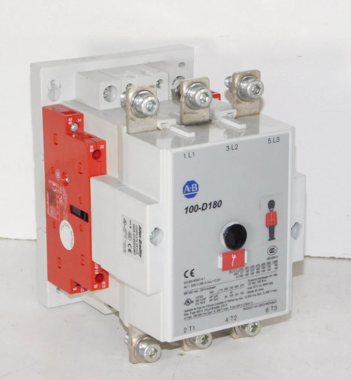 Allen Bradley 100S-D180D22BC Ser B 180 Amp MCS D Safety Contactor 100-D180 100SD
