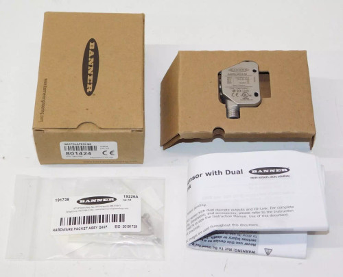 New Banner Q4XFKLAF610-Q8 801424 Photoelectric Laser Distance Sensor Switch Unit