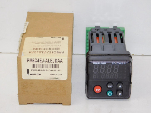 New Watlow PM6C4EJ-ALEJDAA EZ Zone Digital Temperature Control Module Unit USA