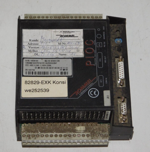 Rommel 10820764 Konsi Programmable Input/Output Controller Module Muhlbauer Unit