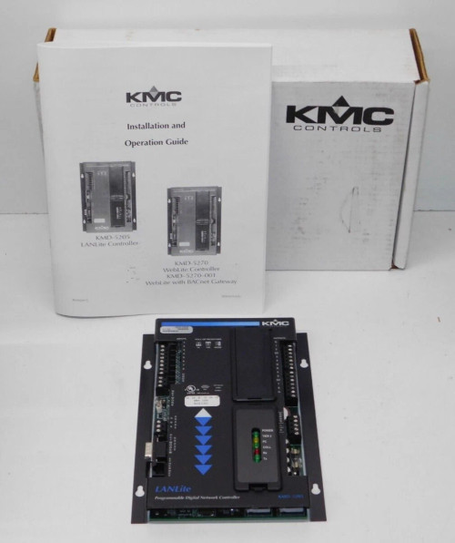New KMC Controls KMD-5205 LANLite Programmable .Digital Network Controller Module