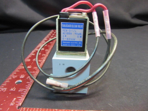 TAKASAGO ELECTRI, INC. YCV-3-1/4 VALVE AC100V 50/60Hz