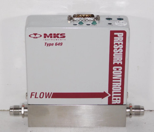 New MKS 649A21T11CAVR Mass Flow Process Controller N2 Gas 10 SCCM Range 20 Torr
