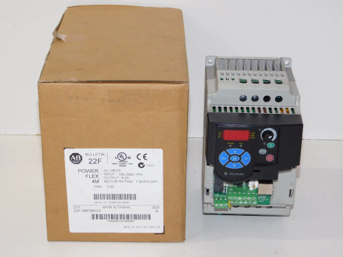 New Allen Bradley 22F-A8P0N103 Ser A Power Flex 4M AC Drive 8A 1.5kW 2HP Motor