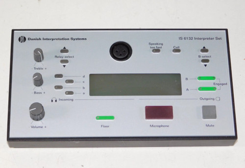 Danish Interpretation Systems IS 6132. Interpreter Set Digital Conference System