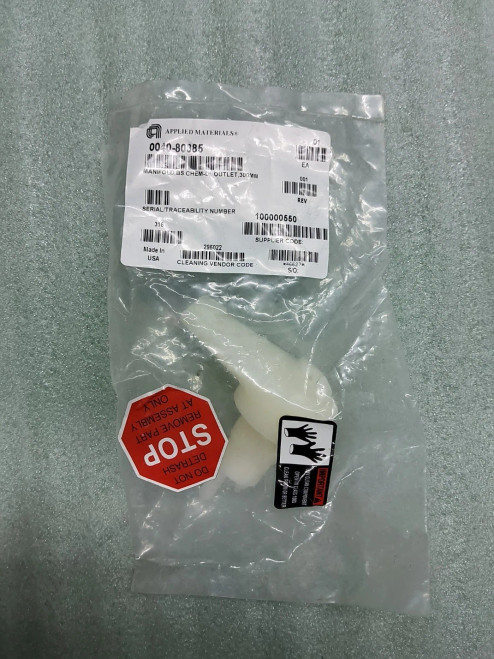 Applied Materials 0040-80385 MANIFOLD, BS CHEM-DI OUTLET, 300MM IBC AMAT