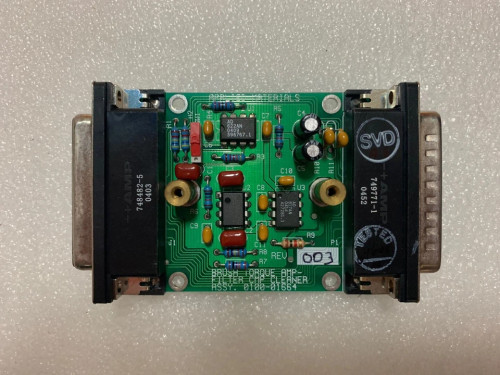 AMAT 0100-01664 PCB ASSEMBLY, BRUSH TORQUE AMP-FILTER CM
